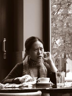 July 8 2005: Stranger in a Café