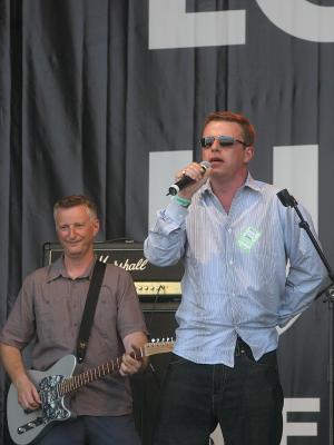 Suggs and Billy Bragg