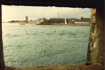 Portsmouth Harbour entrance, from the Round Tower