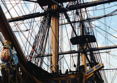 HMS Victory, port bow.
