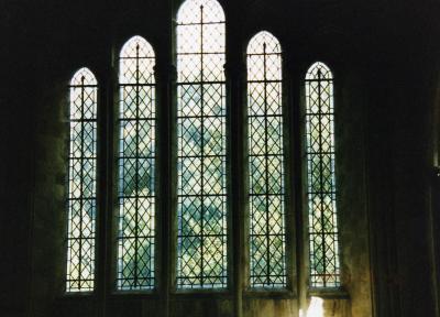 Windows in Bosham church.