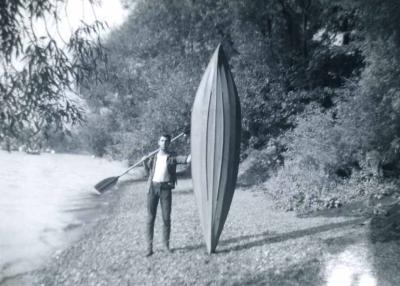 Built this canoe for 12/6d in 1963