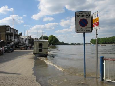 2nd slipway at high tide.