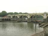 Bridge, down river, Middlesex side.