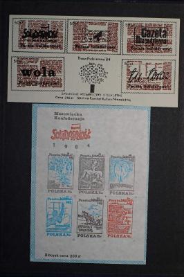 Znaczki podziemnej Solidarnosci / The underground Solidarity post stamp