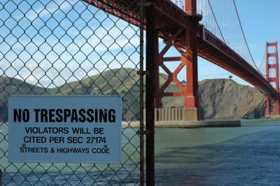 no trespassing