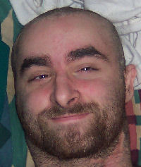 Jake, shaved head, March 2005