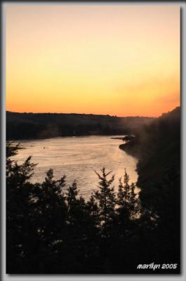 The river road along the Niobrara River ... 