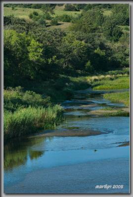 The river road along the Niobrara River ... 