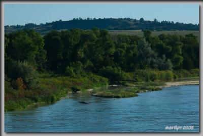 The river road along the Niobrara River ... 