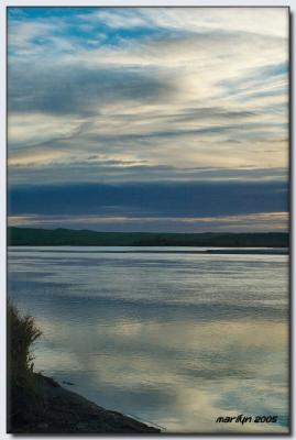 'Lewis + Clark Trail by early morning light ... '