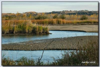 'Lewis + Clark Trail by early morning light ... '