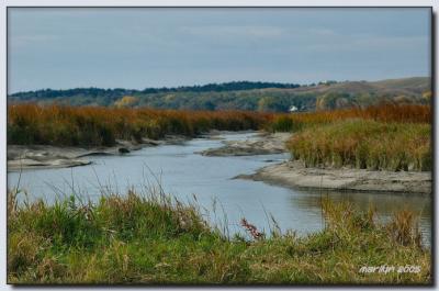 'Lewis + Clark Trail by early morning light ... '