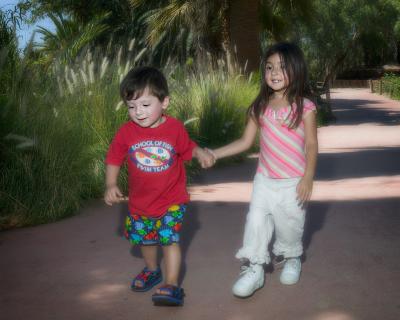 Dylan & Lexie at the Zoo