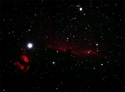 B33 - horsehead and flame nebulae (panoramic image - 2 frames)