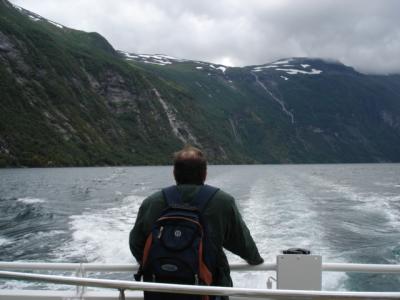 Sailing on the Geiranger Fjord, Norway