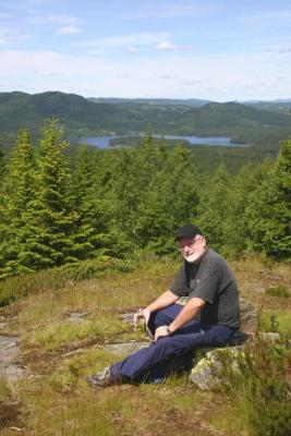 At the top of Kobberhaugene