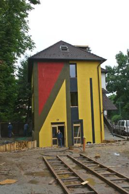 Makeshift hostel in Budapest