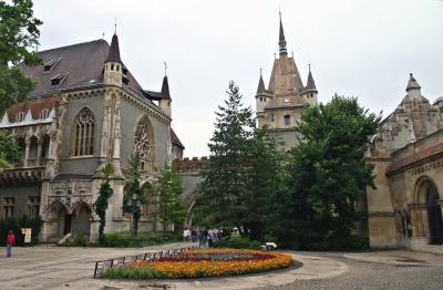 Inside the Vajdahunyad castle