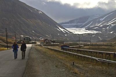 Towards Nybyen and the Longyear glacier