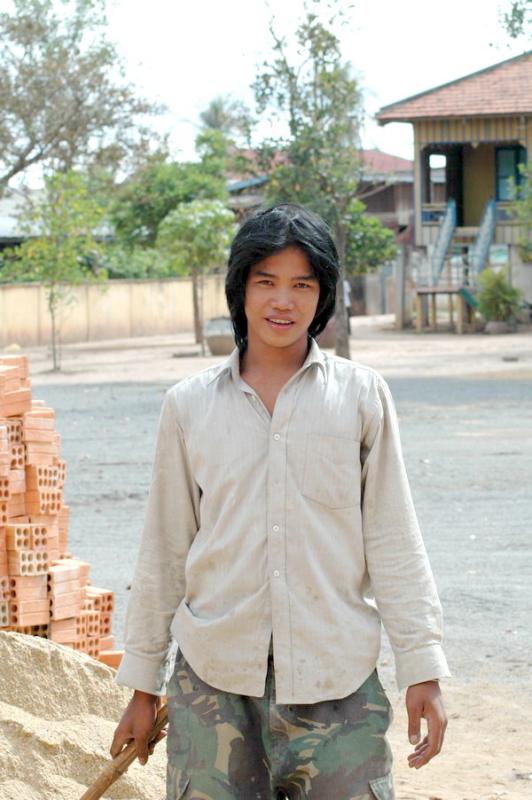 Bulding a house for the monks