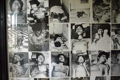 Pictures of some of the 15-20.000 victims