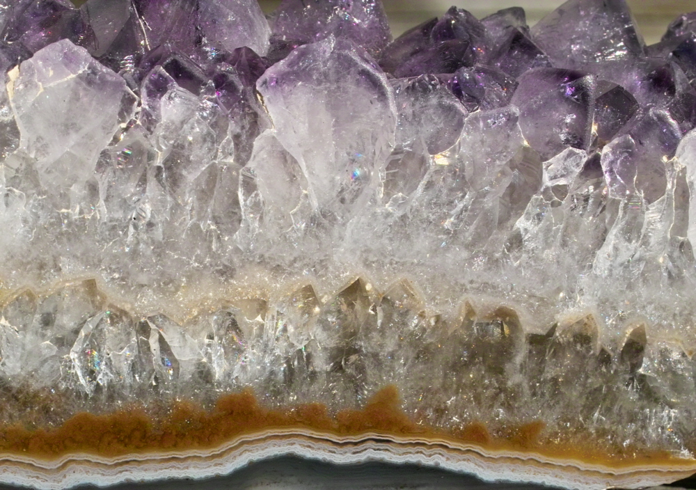 A Slice with Amethyst by Peter Spader