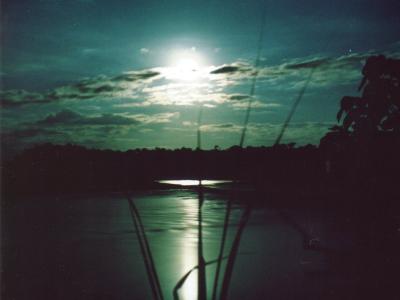 Moonrise on Napo River