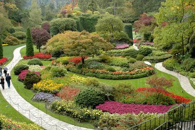 Fall Colors at Victoria's Butchart Gardens