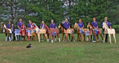 Carousel's Saddle Stands