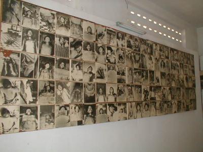 Victims of Khmer Rouge at Tuol Sleng