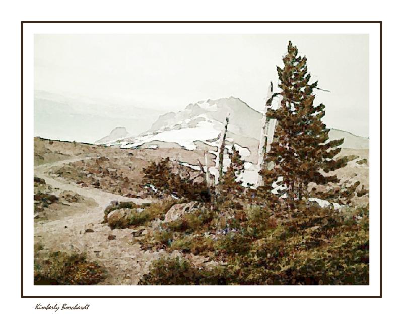 Mt. Hood watercolor