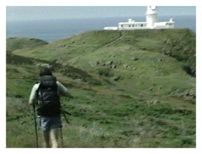 hiker to the lighthouse