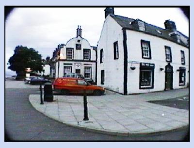 Inverary red car