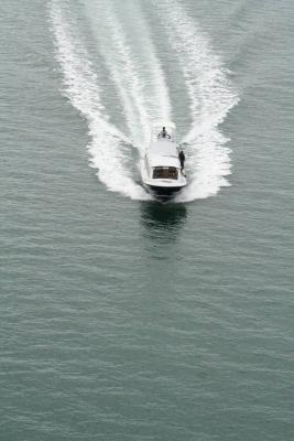 The last tender from shore