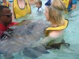 David holds stingray