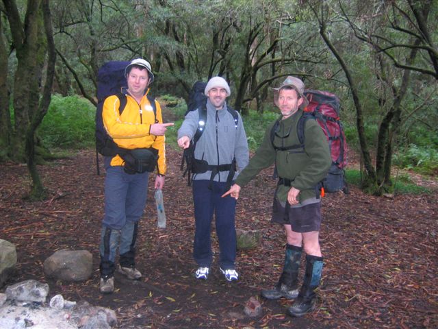 Mat Shane and Wayne pointing the way
