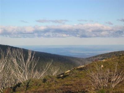 View to the Gippsland lakes