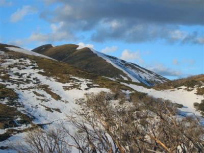 Sunset across the Feathertop