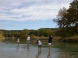 Wade fishing in November!