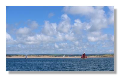 Deserted sandbank