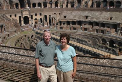 Mike and Jane in the Colosseum