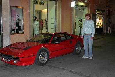 Shawn and his Ferrari 308