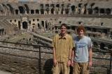 Ryan and Shawn in the Colosseum