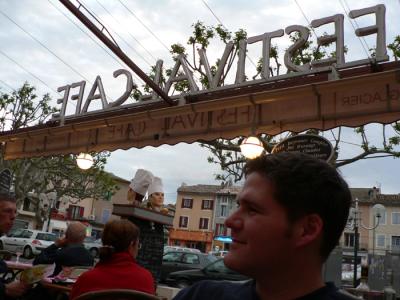 First official French meal in Vaison du Romaine