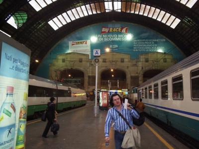 Venice Train Station- catching our sleeper train to Munich