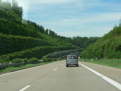 Heading down the autobahn towards Rothenberg