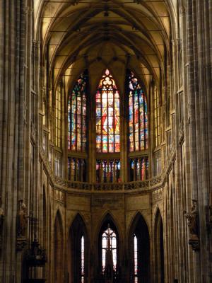 Inside St. Vitus Cathedral, Prague