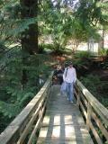 Gardy & Tanus on the Bridge that goes over the brook between the house & the barn