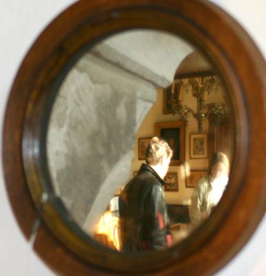 mirror in Erasmus's study room